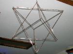 all copper hand made Merkaba tetraheadron crystal 